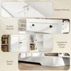 HOMCOM Sideboard Küchenschrank mit 4 Türen, Schublade, Produktbild-Vorschau 7