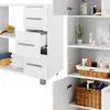 Badmöbel-Set Vicco Maris Weiß 2 Teile, mit Hochschrank und Produktbild-Vorschau 5