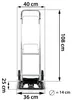 Humberg HM-518, chariot de transport pliable, capacité de Voir les images du produit 14
