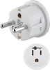Goobay 45351 Adapter podróżny USA/Japonia – Europa, biały – Podgląd zdjęcia produktu 1