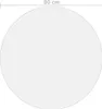 A circular object, likely a table protector or mat, is shown centered on a white background with a measurement indicator above it. Produktbild-Vorschau