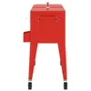 vidaXL Chariot réfrigéré à roulettes rouge 92x43x89 cm Voir les images du produit 5
