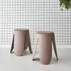sweeek - 2er Set stapelbare Hocker, strukturierter Produktbild-Vorschau 4
