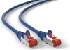 Goobay 93211 CAT 6 Câble patch, S/FTP (PiMF), bleu, 0.25 m Voir les images du produit 9