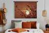 MuchoWow® Wandteppich Wandbehang Sonne - Krähe - Zweig Produktbild-Vorschau 4