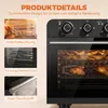 HOMCOM Heißluftfritteuse 36 Liter Mini Backofen mit Umluft Produktbild-Vorschau 9