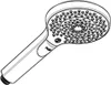 Kludi xDive Doccia a mano 3S, 1 pz. Anteprima dell’immagine prodotto 2