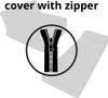 A graphical representation of a folded mattress with a zipper highlighted. Produktbild-Vorschau