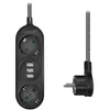 LogiLink Steckdosenleiste 2-fach + 3x USB schwarz ohne Produktbild-Vorschau 2