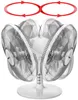 Der Unold TISCHVENTILATOR SILVERLINE 30 cm ist ein weißer elektrischer Ventilator mit vier überlappe Anteprima dell’immagine prodotto