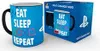 Playstation Zaubertasse 'Eat Sleep Repeat' Tasse Produktbild-Vorschau 10