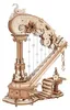 3D puzzle, Hudobná krabička Magic Harp, Drevo, ROKR, 350 Náhľad obrázku produktu 1