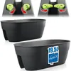2X Blumenkasten 56cm Balkon für Geländer zum Hängen Produktbild-Vorschau 1