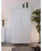CALICOSY - Armoire 2 Portes 2 Tiroirs avec Penderie H180 cm Voir les images du produit 2