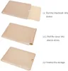 Kožené tenké pouzdro na notebook z mikrovlákna kompatibilní Náhled obrázku produktu 4
