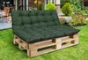 Sada záhradných vankúšov 120/80 cm + 120/40 cm na lavičku z Náhľad obrázku produktu 3
