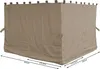 4 Seitenteile für Pavillon Paris 3x4m Seitenwand Sand Produktbild-Vorschau 1