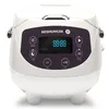 A white digital rice cooker with a dark control panel and a blue digital display. Produktbild-Vorschau