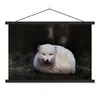 MuchoWow® Textilposter Fuchs - Porträt - Weiß 120x80 cm mit Produktbild-Vorschau 1