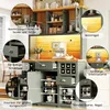 Küchenschrank 120x45x188 cm mit LED-Beleuchtung & Produktbild-Vorschau 20