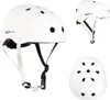 A white helmet is shown from multiple angles against a white background. Produktbild-Vorschau