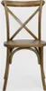 HOMLA LOSELI Holzstuhl braun 48x52x88 cm Produktbild-Vorschau 3