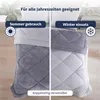 Wellsoft Bettdecke Grau 220x240 cm – Wendbare Produktbild-Vorschau 5
