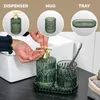 Set di accessori da bagno eluno BURANO, 3 pezzi, in vetro Anteprima dell’immagine prodotto 5