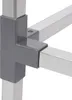 A close-up view of a corner joint on a metal frame, likely part of a sink or shelving unit. Náhled obrázku produktu