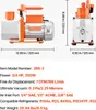 SucceBuy Vakuumpumpe, 7 CFM 198 L/min, 2-stufig, 550 W, Produktbild-Vorschau 7