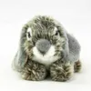 Kuscheltier Hase 18 cm liegend grau gespitzt Plüschhase Produktbild-Vorschau 3