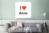 MuchoWow® Poster Ich liebe - Anne - Mädchen 75x75 cm - Wand Produktbild-Vorschau 5