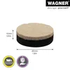 WAGNER Filz Pads 2tlg. - Ø 45 x 15 mm, selbstklebend, als Produktbild-Vorschau 2