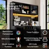 Moderní kuchyňská skříňka s LED osvětlením, vysoká skříň do Náhled obrázku produktu 5
