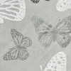 Teppich Kinderzimmer Babyzimmer Schmetterlingsmuster Produktbild-Vorschau 2