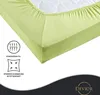 Devior Jersey Spannbettlaken 90x200cm - 100x200cm apfelgrün Produktbild-Vorschau 2