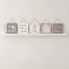 5er Set Wandbilder 20x20cm Motivationsbilder Shabby Chic Produktbild-Vorschau 4