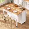 Merax Kücheninsel Servierwagen Sideboard, auf Rollen, Produktbild-Vorschau 3