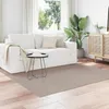 vidaXL Koberec PALMERAS Béžový 120 x 120 cm Polyester Náhľad obrázku produktu 2
