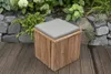 Teakbox Oxford mit Sitzkissen Teakholz massiv Hocker Garten Produktbild-Vorschau 4
