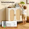HOKEEPER Schuhschrank aus Holz, Schmaler Doppeltür Produktbild-Vorschau 4