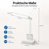 LED Schreibtischlampe dimmbar mit Akku – Doppelarm, 3 Produktbild-Vorschau 10