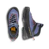 TX4 Evo Mid Woman Gtx Approach Schuh von La Sportiva in lila und schwarz mit roten Schnürsenkeln. Produktbild-Vorschau