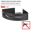 Półka narożna WENKO Turbo-Loc® Mod. Bivio Czarny mat, Podgląd zdjęcia produktu 2