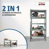 Grafner® Rayonnage de stockage 172x75x30 cm avec 5 étagères Voir les images du produit 4