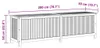 vidaXL Garten-Aufbewahrungsbox 200x50x58 cm Massivholz Produktbild-Vorschau 7