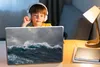 MuchoWow® Laptop Aufkleber Sticker Cover Meer - Sturm - Produktbild-Vorschau 3