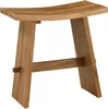 vidaXL Koupelnová stolička hnědá 50 x 29,5 x 50,5 cm Náhled obrázku produktu 1