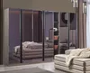 Modern Kleiderschrank Möbel Schlafzimmer Luxus Grau Schrank Produktbild-Vorschau 1