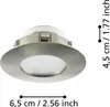 EGLO 3er-Set LED Einbauleuchten PINEDA, Einbaulampe, Ø: 7,8 Produktbild-Vorschau 3